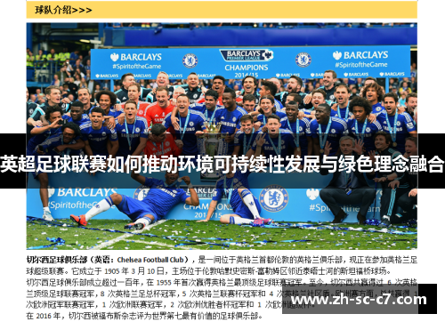 英超足球联赛如何推动环境可持续性发展与绿色理念融合