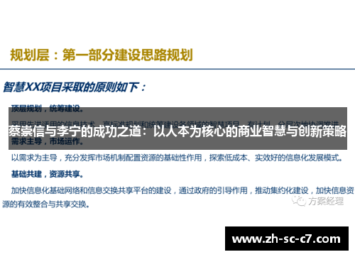 蔡崇信与李宁的成功之道：以人本为核心的商业智慧与创新策略